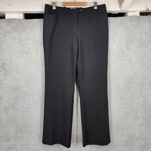 Calvin‎ Klein Black Modern Fit Dress Pants Women Size 14 Polyester Blend